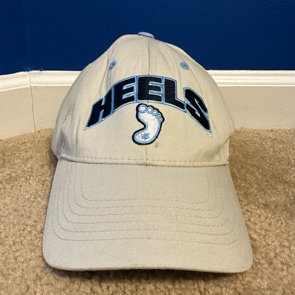 Captivating Other - UNC Tar Heels Captivating Adjustable Ball Cap Hat Beige Carolina Blue Heel Logo
